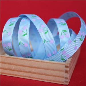 Cherry Pick Ribbons - 10mm Blue Topaz